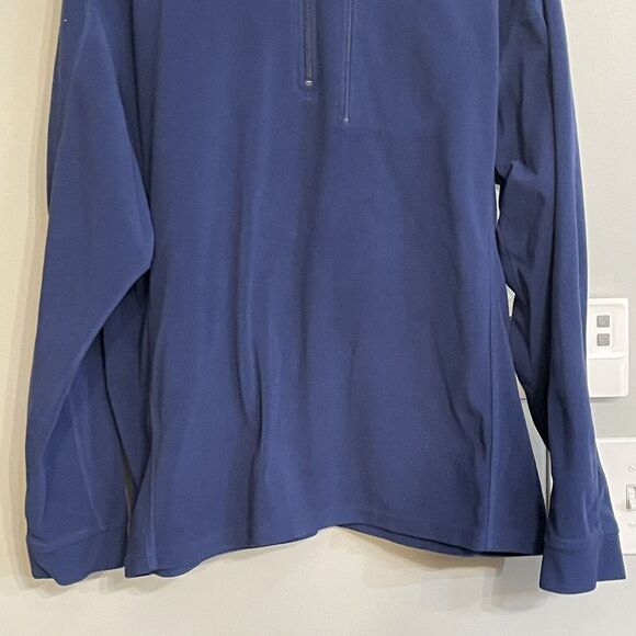 L.L. Bean Fleece Sweater 1/4 Zip Long Sleeve Pullover Mens‎ Large EUC - Picture 3 of 11